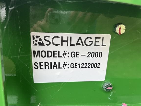 Image of Schlagel GE-2000 equipment image 4