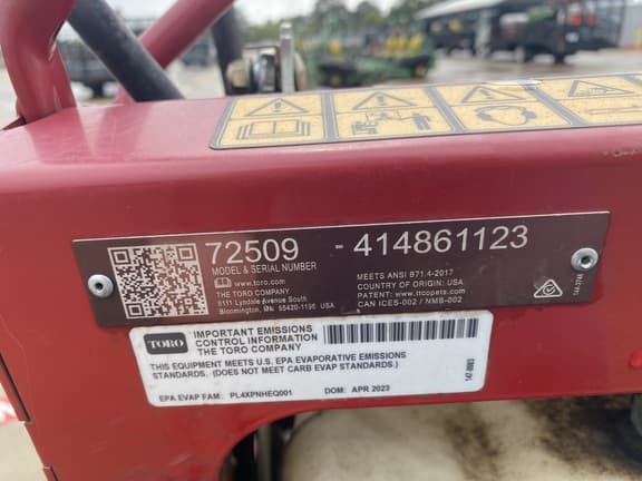 Image of Toro Grandstand equipment image 1