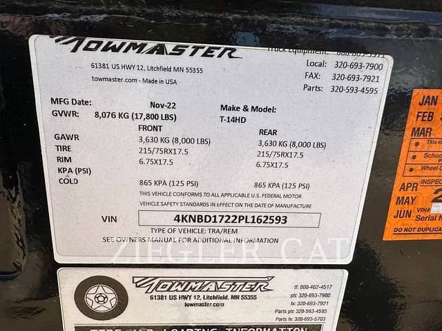 Image of Towmaster T14HD equipment image 2