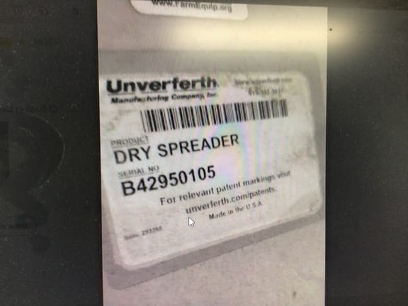 2023 Unverferth Pro Force 1850 Equipment Image0