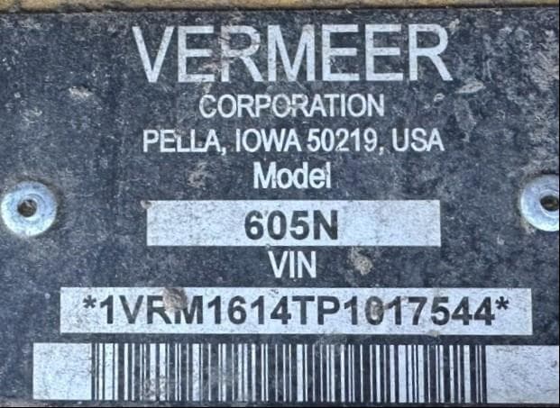 Image of Vermeer 605N equipment image 1