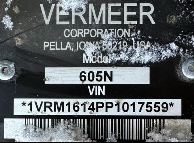 Image of Vermeer 605N equipment image 1