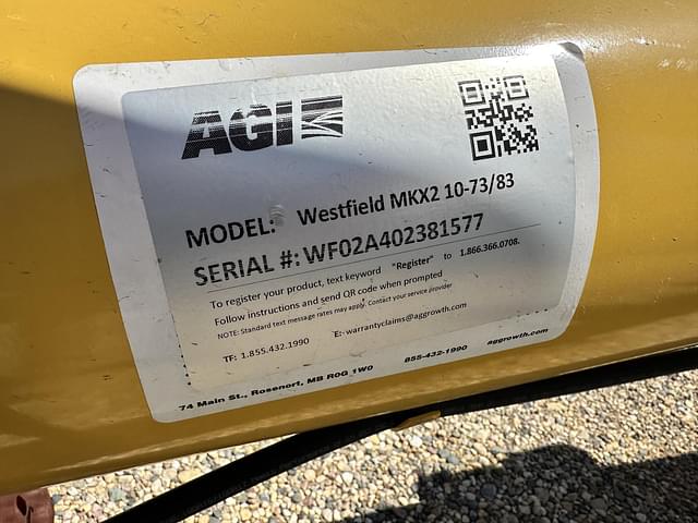 Image of Westfield MKX2 10-73 equipment image 1