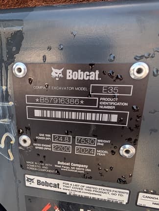 Image of Bobcat E35 equipment image 2