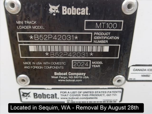 Image of Bobcat MT100 equipment image 1