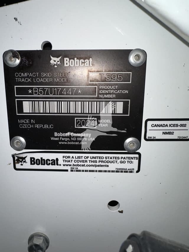 Image of Bobcat T595 equipment image 1