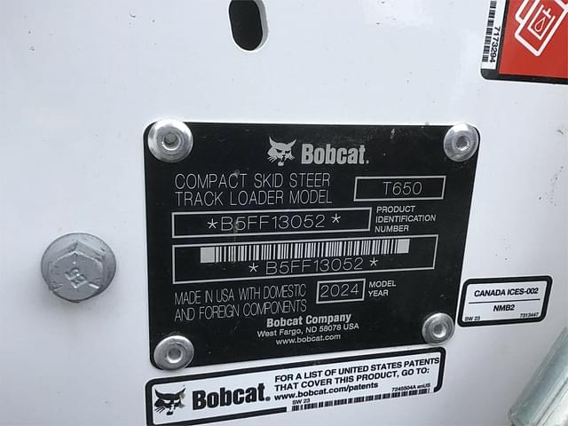 Image of Bobcat T650 equipment image 1