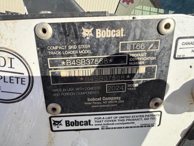 Image of Bobcat T66 equipment image 1