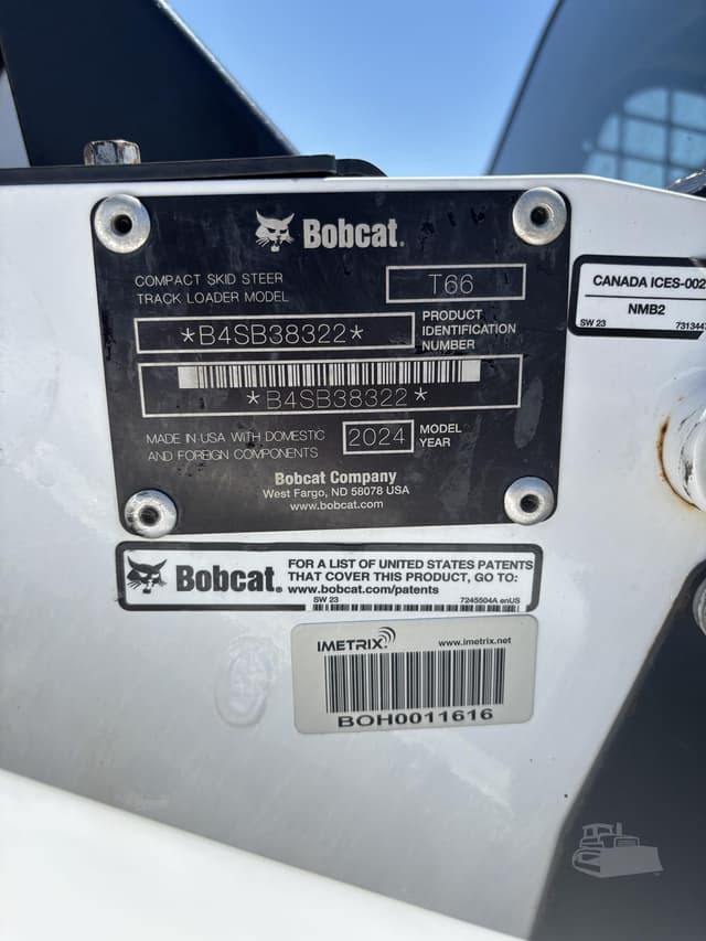 Image of Bobcat T66 equipment image 1