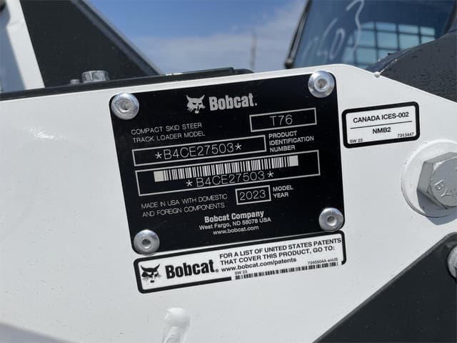 Image of Bobcat T76 equipment image 4