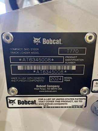 Image of Bobcat T770 equipment image 1