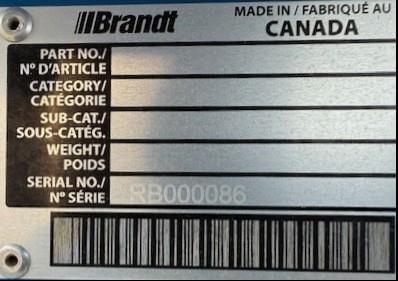 Image of Brandt 1547LP+ equipment image 1