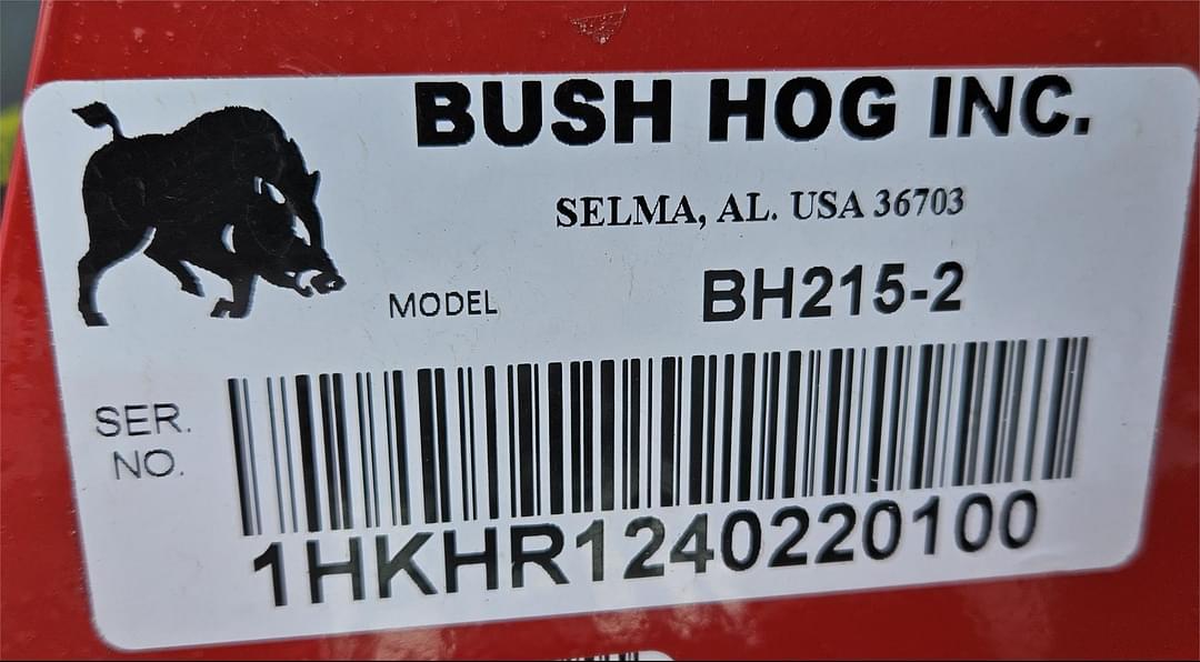 Image of Bush Hog BH215 Image 1