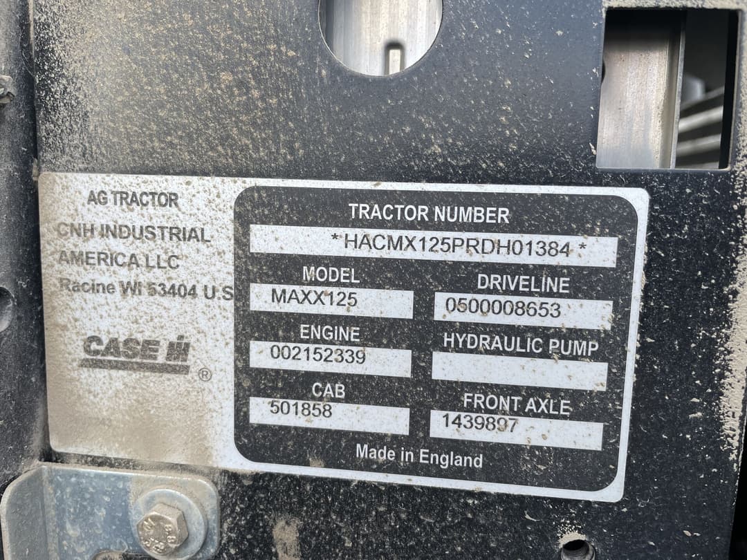 Image of Case IH Maxxum 125 Image 1