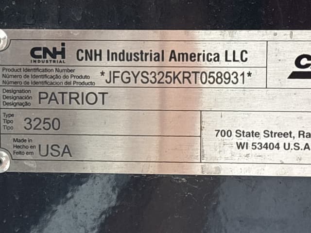 Image of Case IH Patriot 3250 equipment image 1