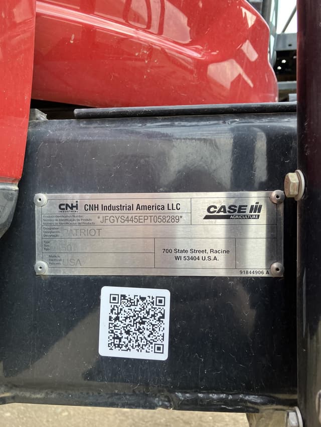Image of Case IH Patriot 4450 equipment image 1