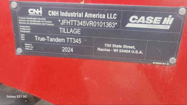 Image of Case IH True Tandem 345 equipment image 2