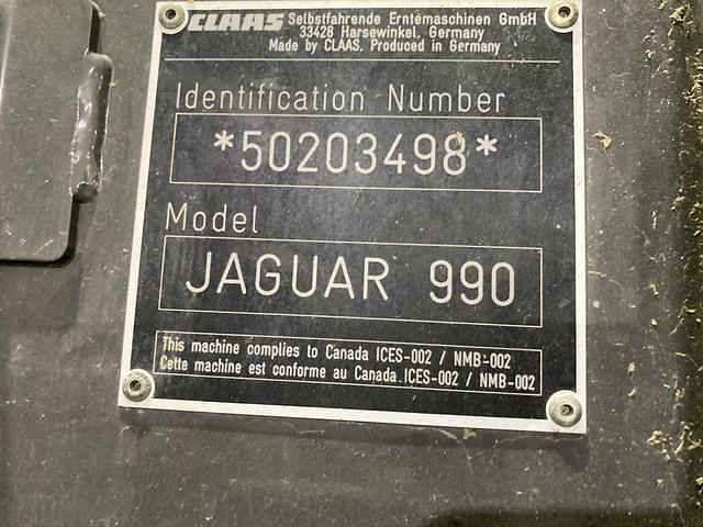 Image of CLAAS Jaguar 990 equipment image 4