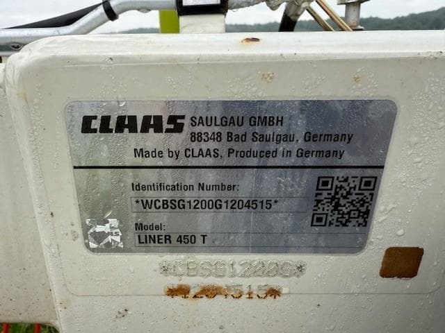 Image of CLAAS Liner 450T equipment image 4