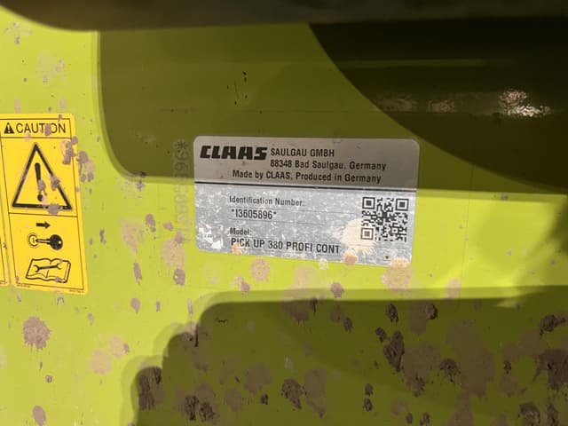 Image of CLAAS PU380 Pro equipment image 1