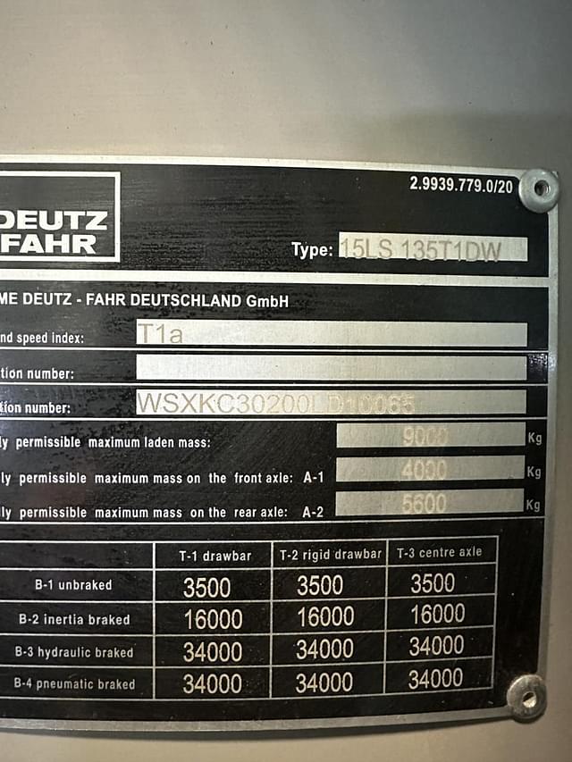 Image of Deutz-Fahr 6140 TTV equipment image 1