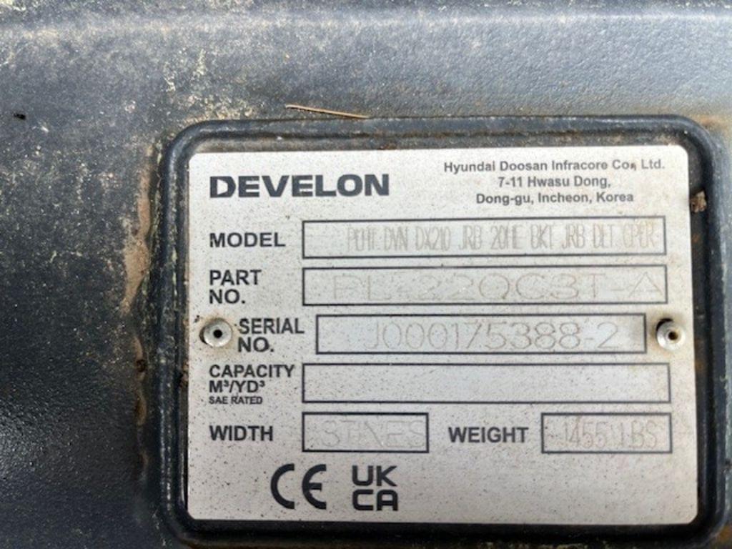 Image of Develon Hydraulic Thumb Image 1