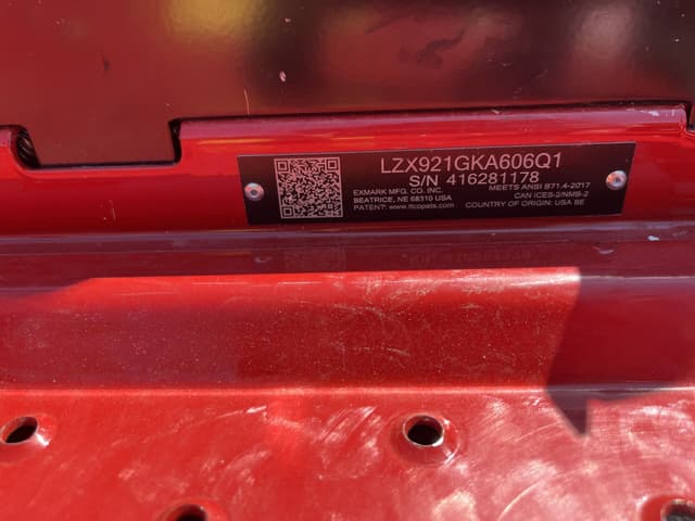 Image of Exmark LZX921GKA606Q1 equipment image 3