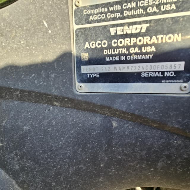 Image of Fendt 942 Vario equipment image 2