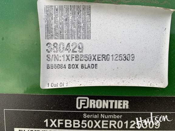 Image of Frontier BB5084 equipment image 4