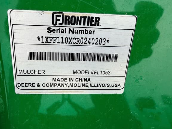 Image of Frontier FL1053 equipment image 4