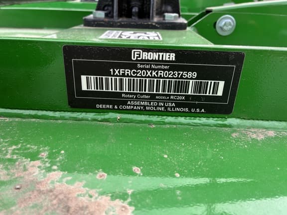 Image of Frontier RC2048 equipment image 1