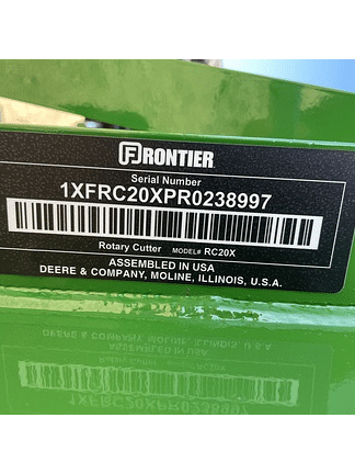 Image of Frontier RC2060 equipment image 4