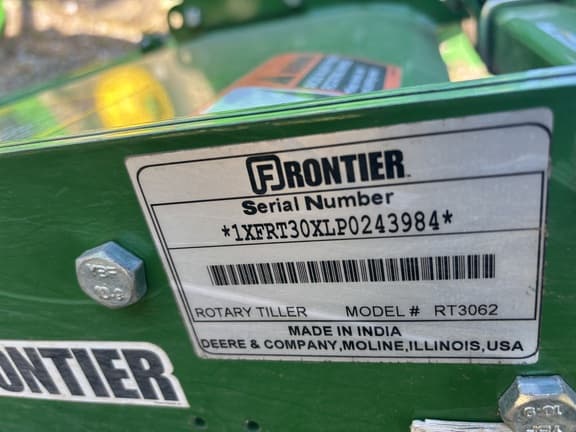 Image of Frontier RT3062 equipment image 4