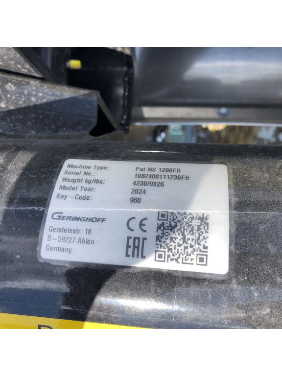 Image of Geringhoff Patriot NS 1230FB equipment image 2