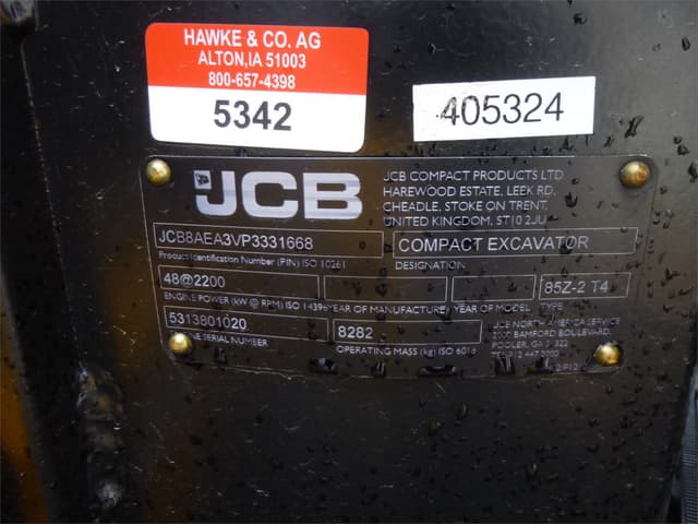 Image of JCB 85Z-2 equipment image 4