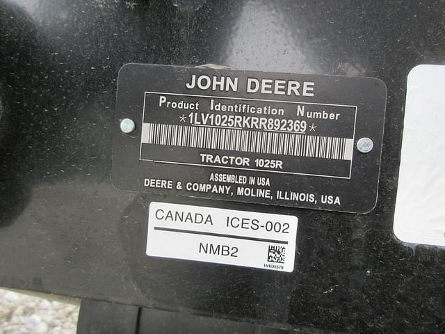 Image of John Deere 1025R equipment image 4