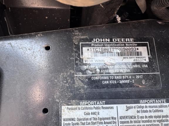 Image of John Deere 1600 equipment image 4