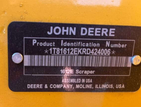 Image of John Deere 1612DE Image 1