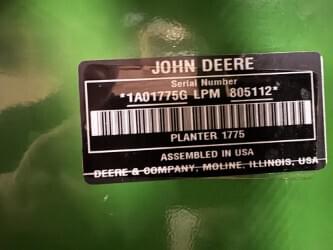 Image of John Deere 1775 equipment image 4