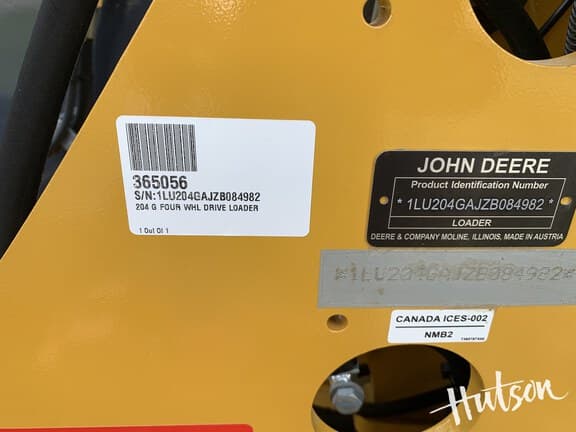 Image of John Deere 204G equipment image 4