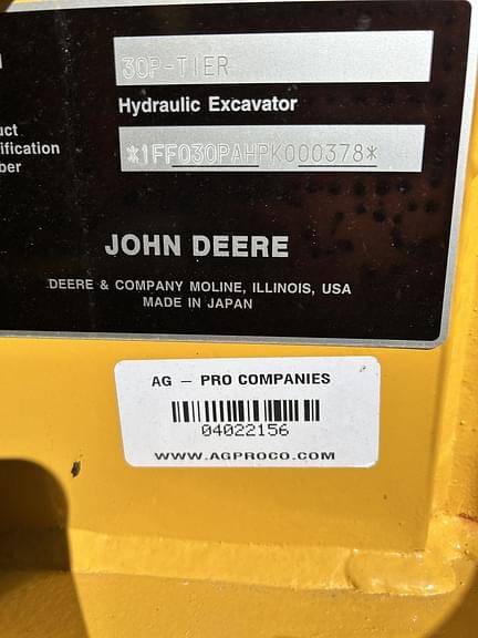 Image of John Deere 30P equipment image 4