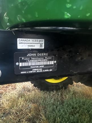 Image of John Deere 3032E equipment image 1
