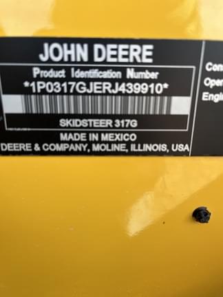 Image of John Deere 317G equipment image 2