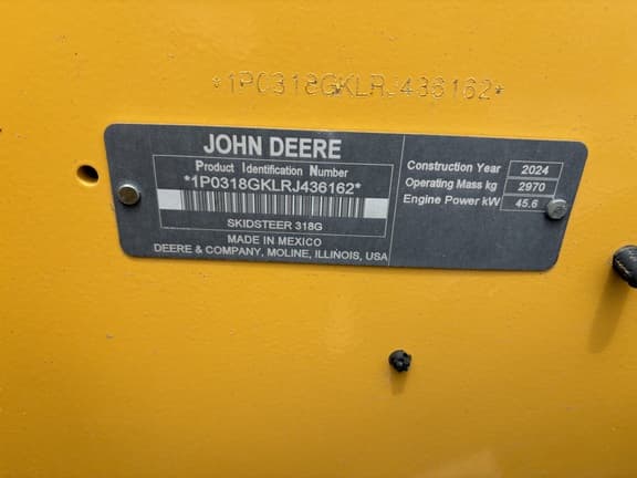 Image of John Deere 318G equipment image 2