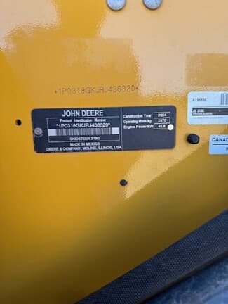 Image of John Deere 318G Image 0