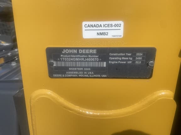 Image of John Deere 324G equipment image 4