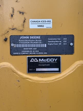 Image of John Deere 325G equipment image 1