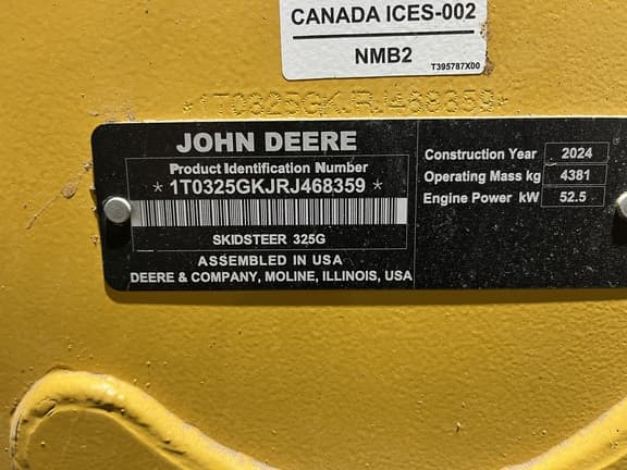Image of John Deere 325G equipment image 3