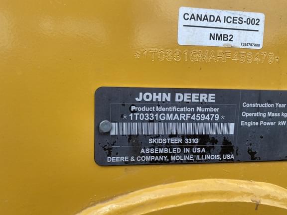 Image of John Deere 331G equipment image 1