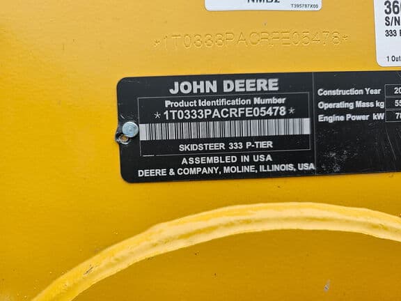Image of John Deere 333P equipment image 2